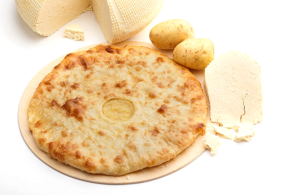 осетинский пирог с картошкой и адыгейским сыром рецепт | Дзен