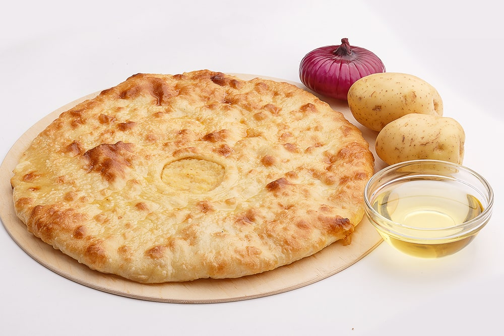 осетинский пирог с картошкой и луком