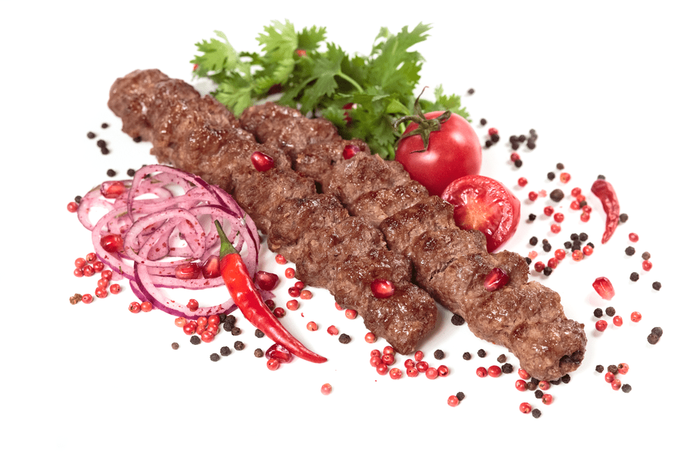 Люля кебаб из свинины на шампурах